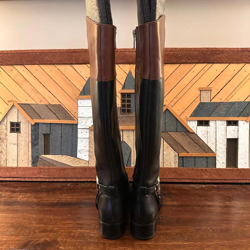 Michael Kors Fulton Harness Boots 7.5 - Picture 5 of 7